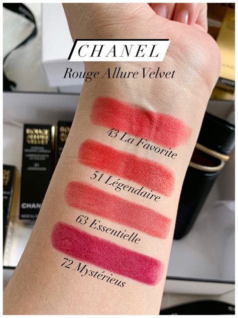 chanel rouge allure velvet no 5 review|rouge allure velvet shades.